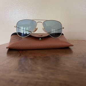 RAY-BANS aviator sunglasses. Perfect used condition.